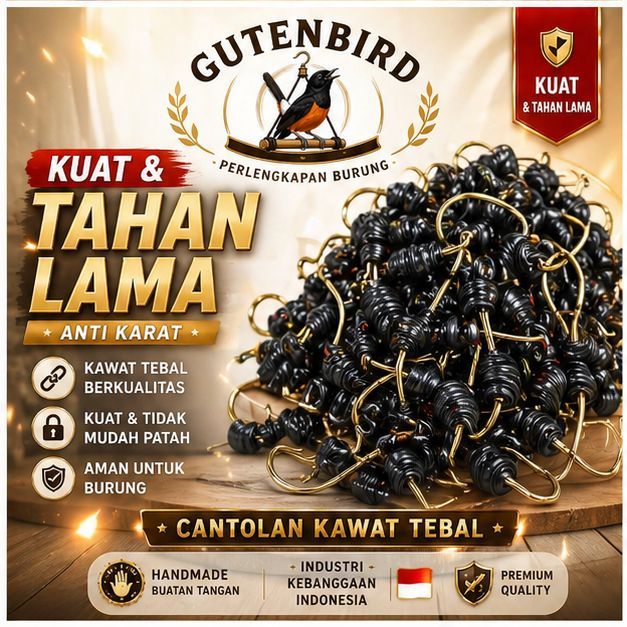 CANTOLAN KAWAT TEBAL Harga Murah Untuk Gantungan Sangkar Burung Kualitas Super Kuat GUTENBIRD Gantun