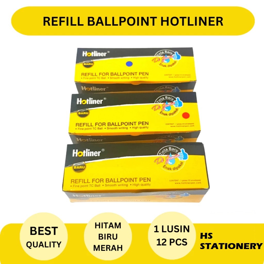 TINTA REFILL PULPEN HOTLINER / TINTA REFILL PULPEN
