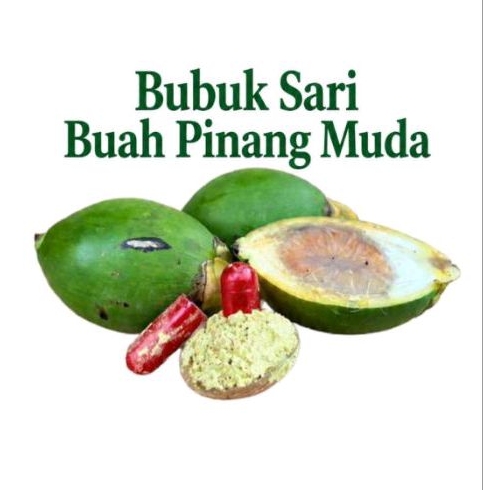 Bubuk Sari Buah Pinang Muda 1 Butir