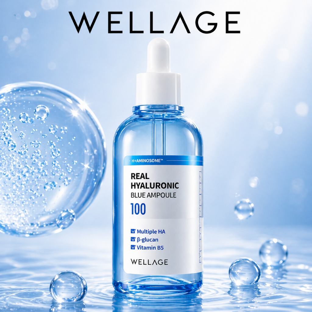 WELLAGE Real Hyaluronic Blue Ampoule 100ml