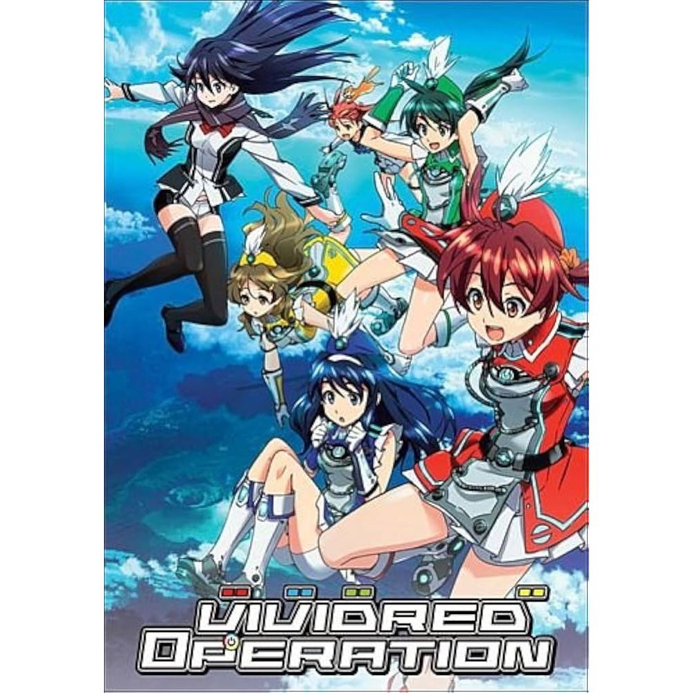 Kaset Film Serial Anime Vividred Operation 2 Disc Kartun Animasi