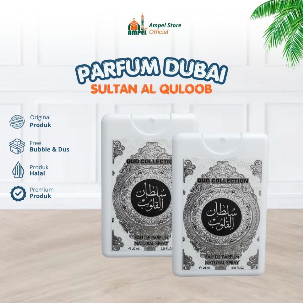 Parfum Dubai Pocket SULTAN AL QULOOB 20ml Ard Al Zaafaran Minyak Wangi Tahan Lama