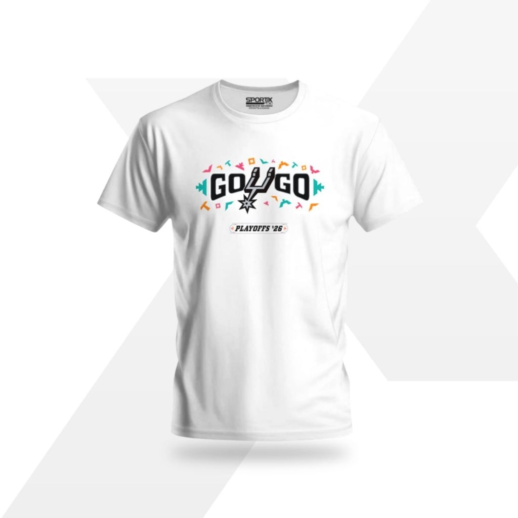 Kaos Tshirt basket GO GO Spurs