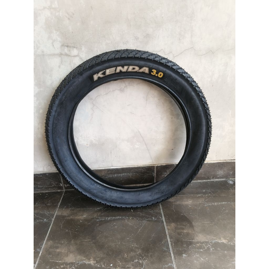 Ban luar sepeda bmx fatbike 20 x 3.0 kenda k1032 kembang alus