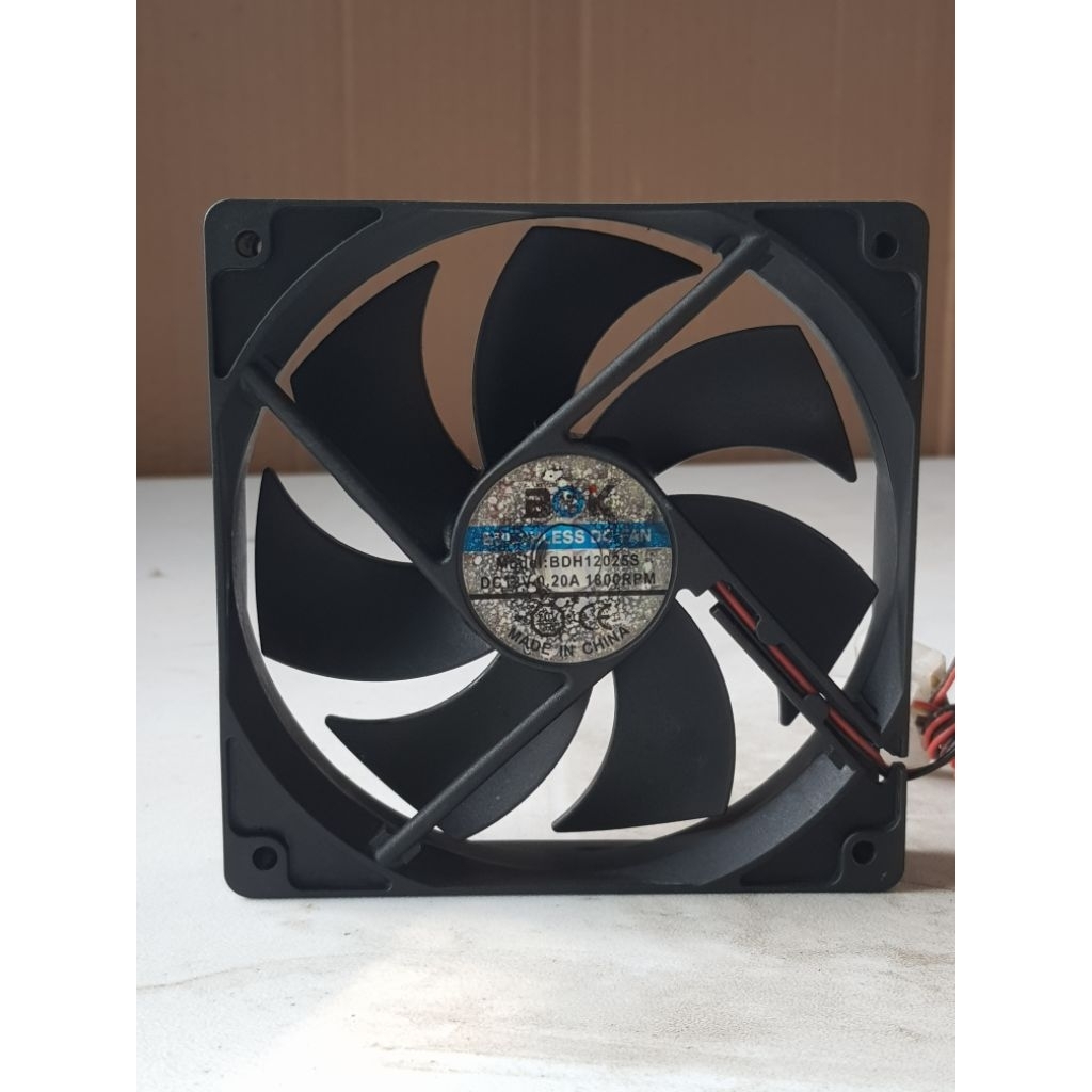 Fan kipas BOK DC 12V-0,20A 12x12CM 2pin