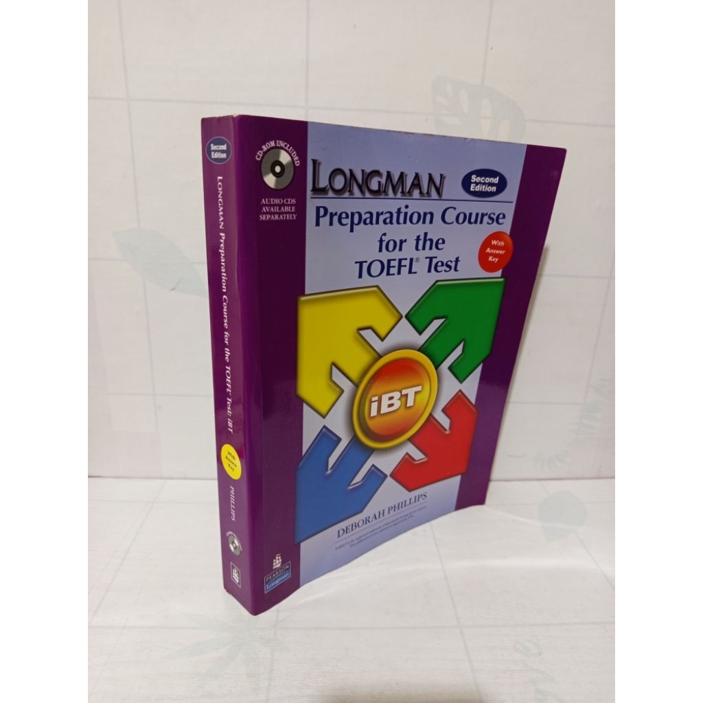 Longman Preparation Course For The Toefl Test Fourth Second Deborah Phillips Original