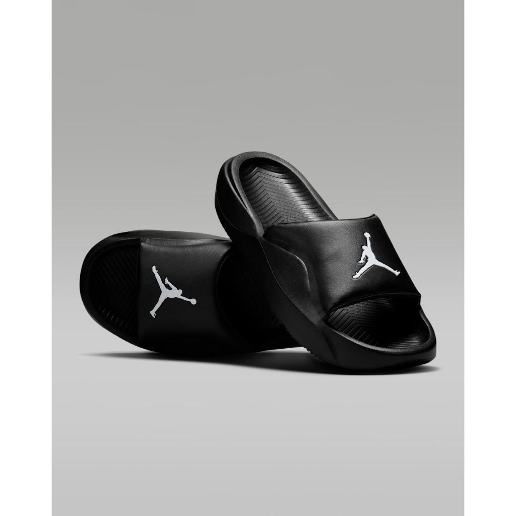 Ready Stock Jordan Franchise Slides Black/White HF3263-001