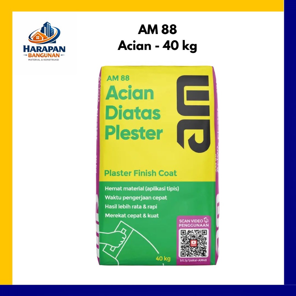 AM 88 Acian di atas Plester 40 kg