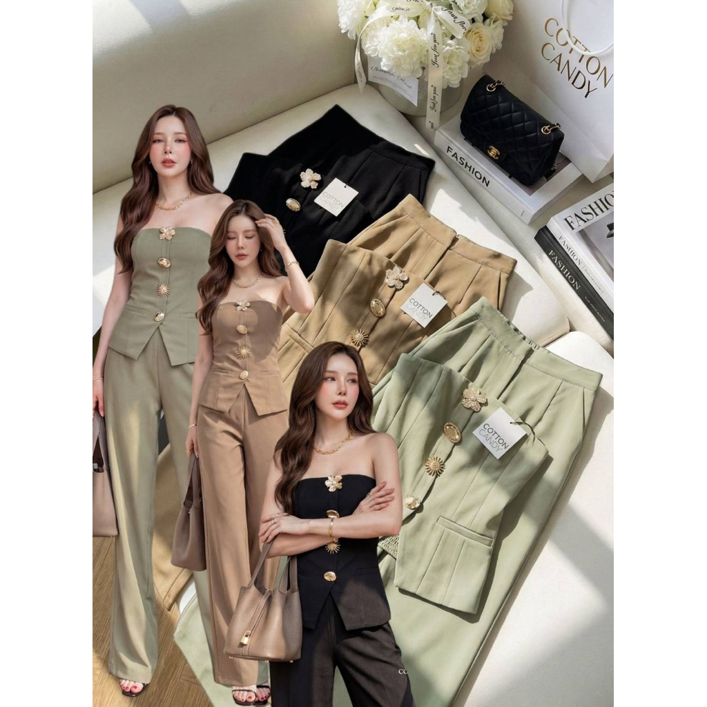 baju import bangkok/ set import bangkok/ setelan atasan bawahan wanita/ tank top import bamgkok/ baj