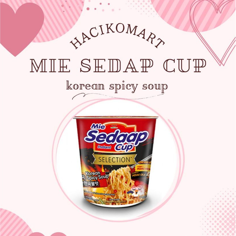 Mie Sedap Cup Korean Spicy Soup 81g