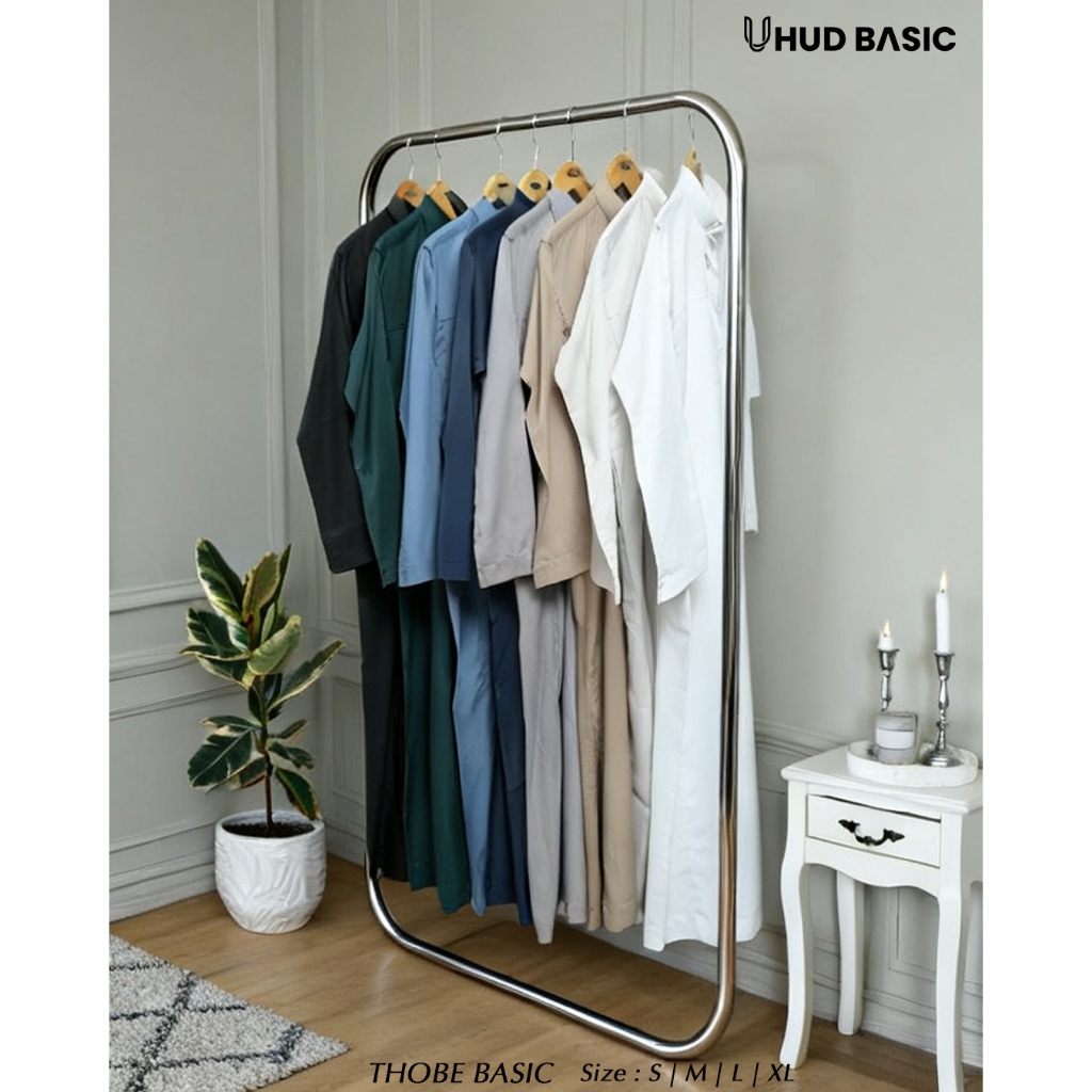Jubba Thobe Basic_gamis_Lengan_Panjang_uhud_basic