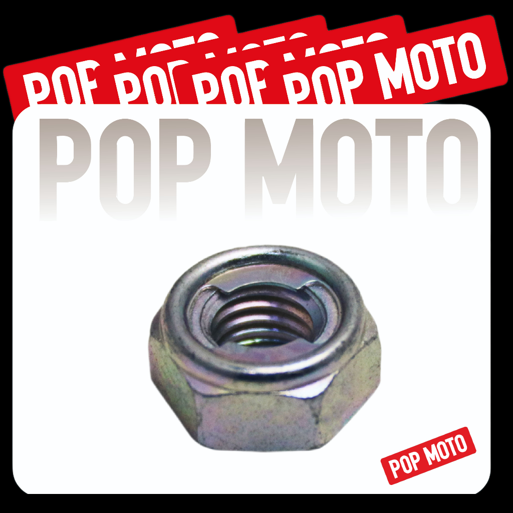 MUR LOCK AS RODA M12 K.19 RODA DEPAN MATIC, DEPAN BELAKANG BEBEK MUR KUNCI MUR RODA MOTOR MUR AS ROD