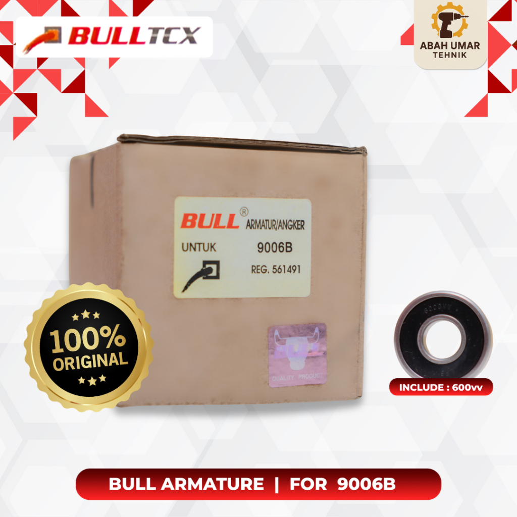 Armature Angker Gerinda Tangan Makita 9006B Bull Original Sparepart Gerinda