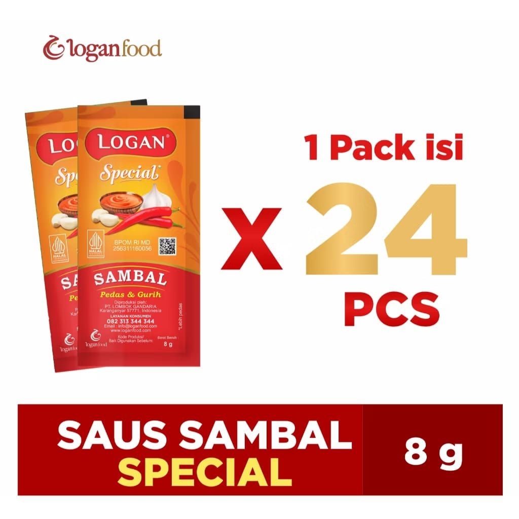 Saos Pedas Sachet 24 pcs