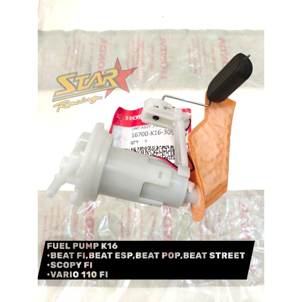 FuelPump K16 Fuel Pump Beat Fi 2012-2016 Beat Pop Scopy Fi 2010-2017 Vario 110 Fi K16