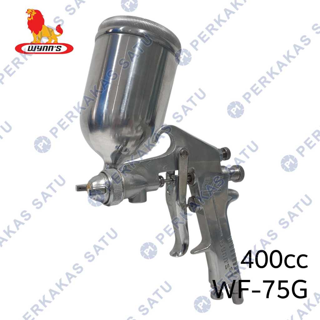 SPRAY GUN TABUNG ATAS 400CC F75 WYNNS WF-75G 400 CC