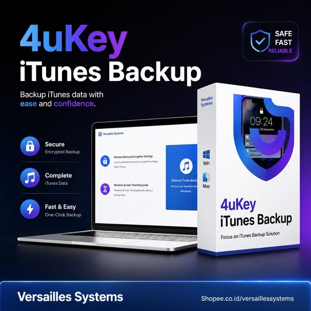TENORSHARE 4UKEY iTUNES BACKUP FULL VERSION - PC WINDOWS