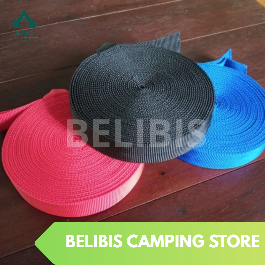 Tali Webing Tubular Tebal Webing Double Tali Hammock Diamater 2.5Cm