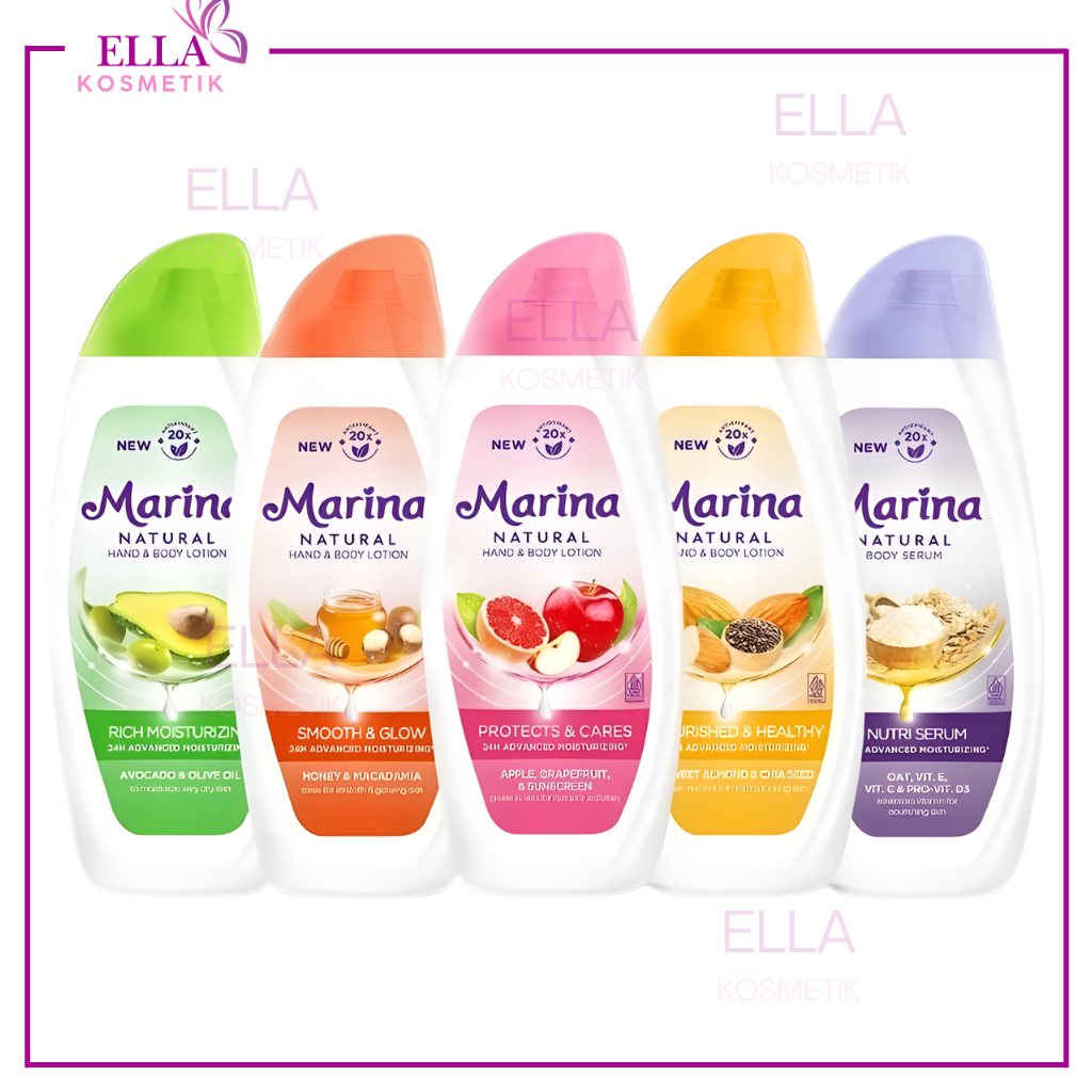 Marina HBL Hand & Body Lotion Natural - Kecil 94ml