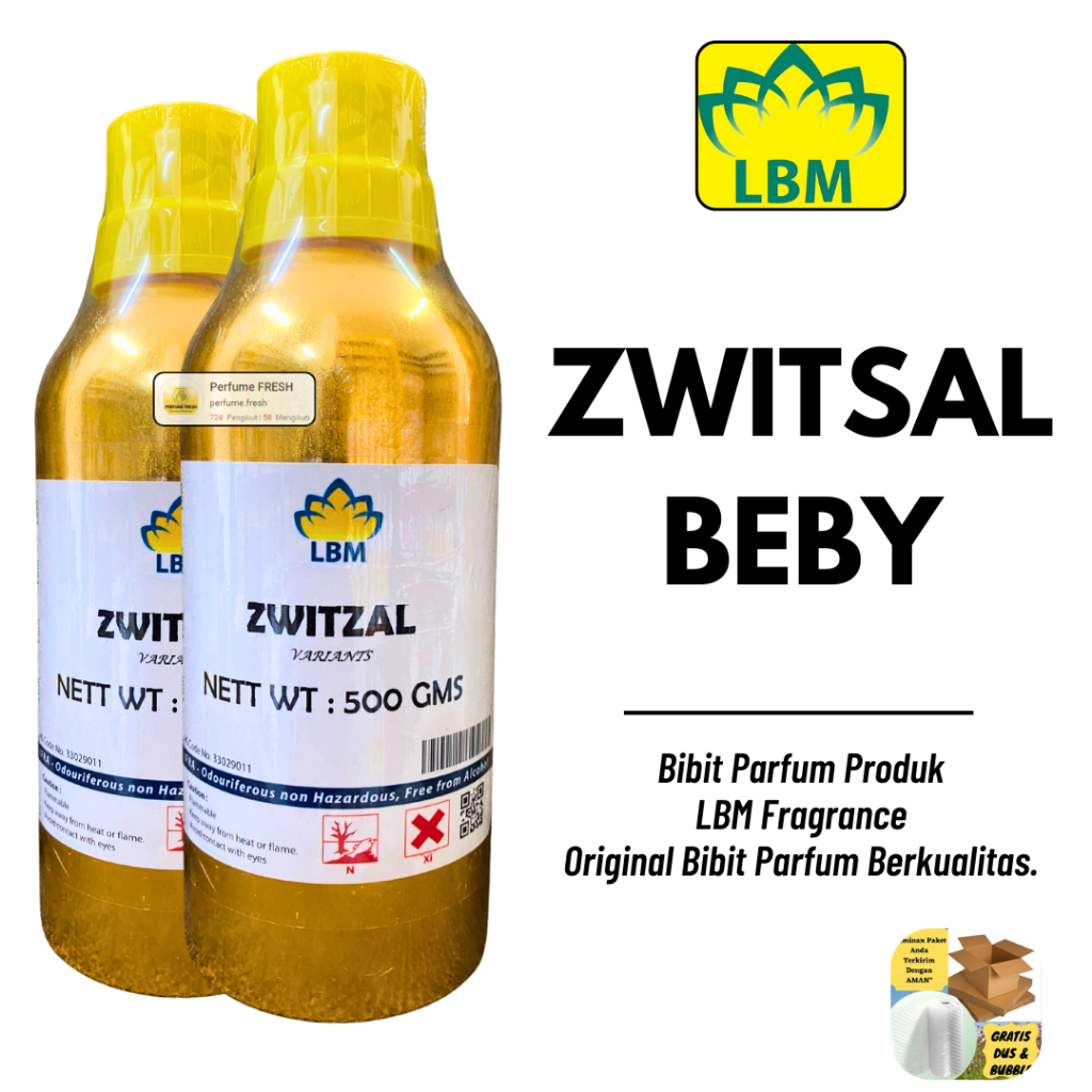 Bibit Parfum LBM -  ZWITSAL - SWITSAL ( 500 ML SEGEL Alumunium LBM Fragrance )