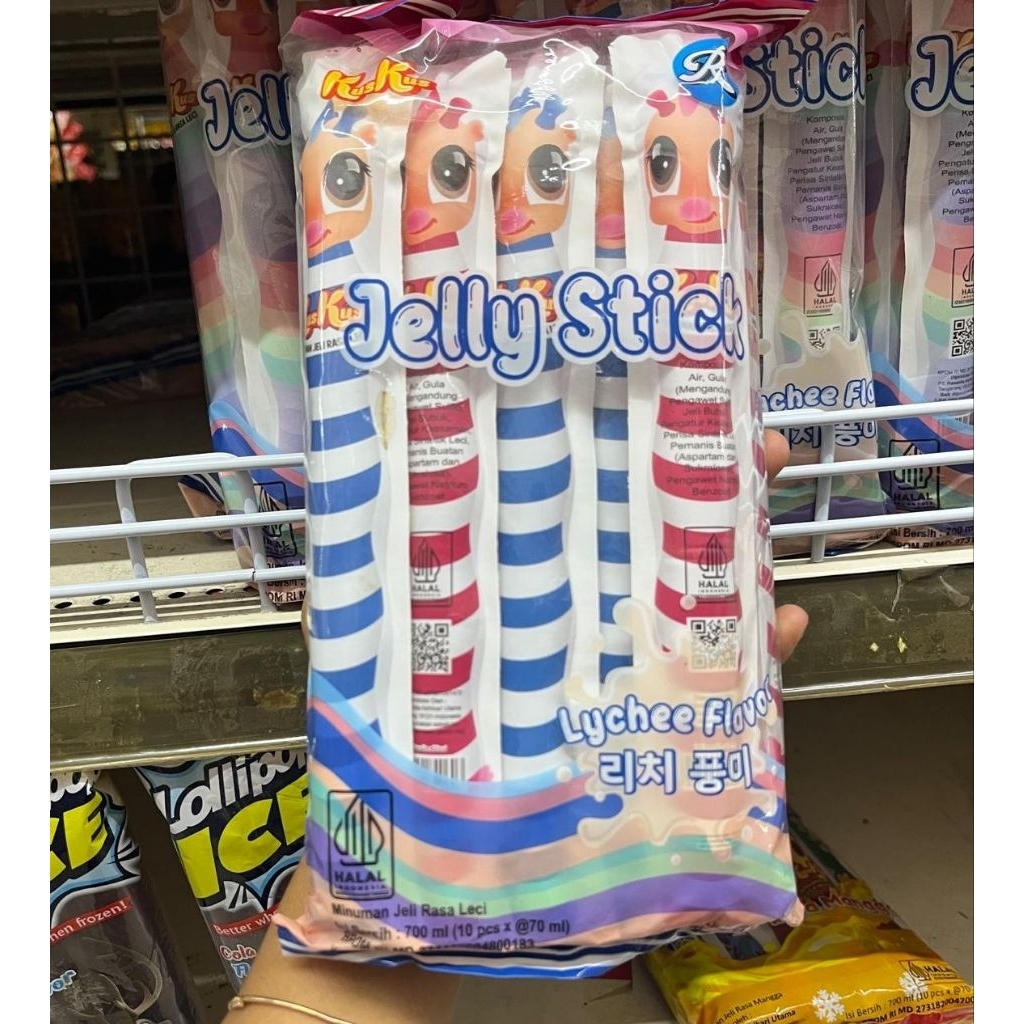 KUSKUS JELLY STICK RASA LECI 700ML ( 10 PCS X @ 70 ML)