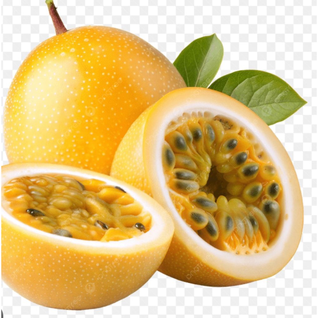 10 biji benih buah markisa kuning,manis