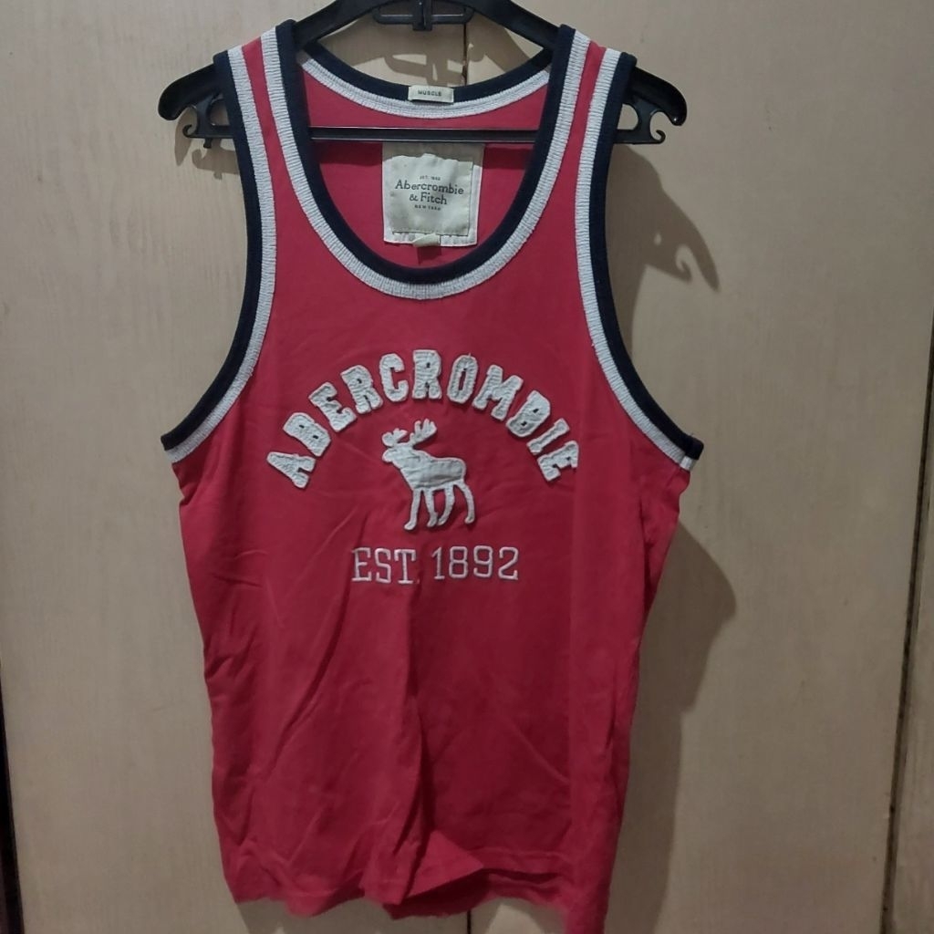 Kaos Tanktop Singlet Abercrombie