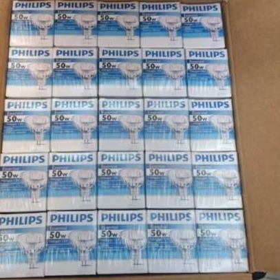 LAMPU HALOGEN PHILIPS 50WATT MR 16 50WATT KUNING