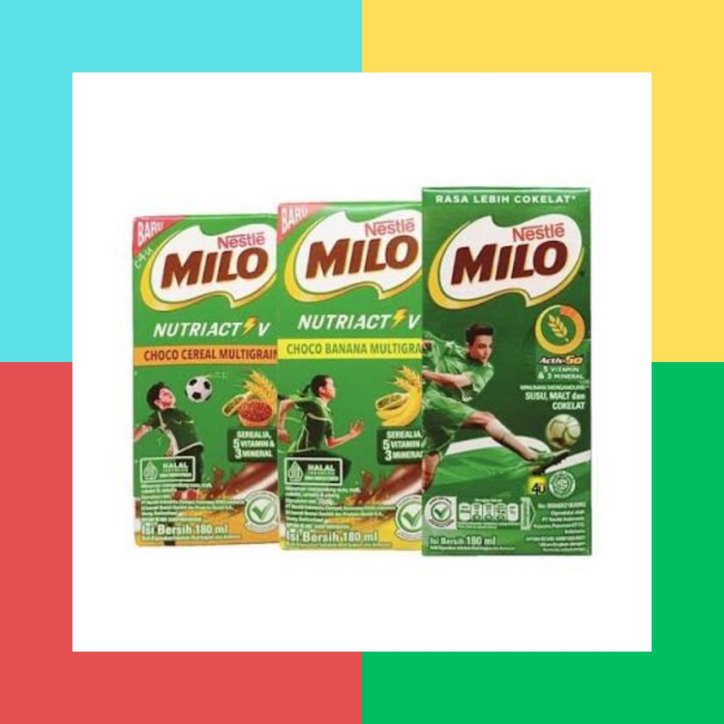 Milo Activ Go Susu UHT Milo Activ Kotak 180ml
