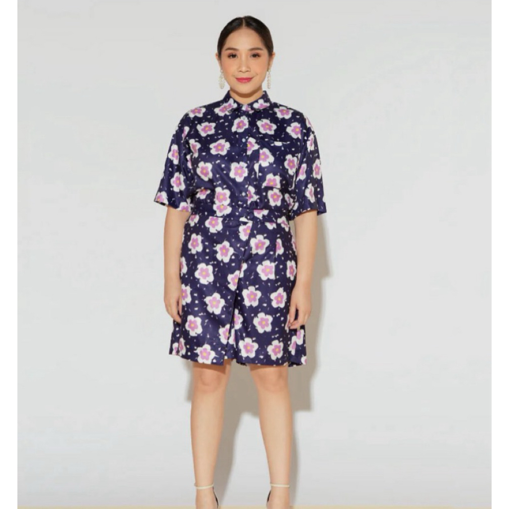 NASL x cottonink navy sakura set x nagita slavina