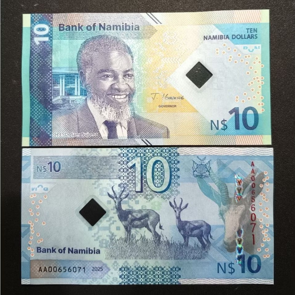 Koleksi Uang Kertas Namibia 10 Dollars