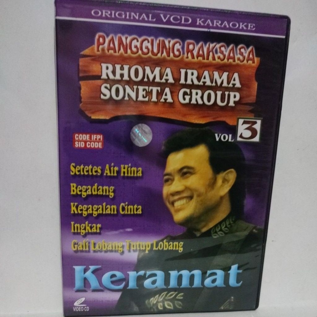 VCD KARAOKE PANGGUNG RAKSASA RHOMA IRAMA VOL3