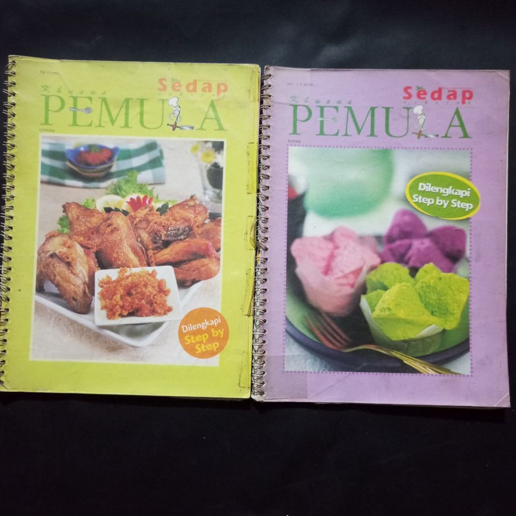 Buku Resep Sedap Khusus Pemula / Majalah Sedap / Edisi 6 Februari 2002 & 17 April 2004 / Buku Masak 