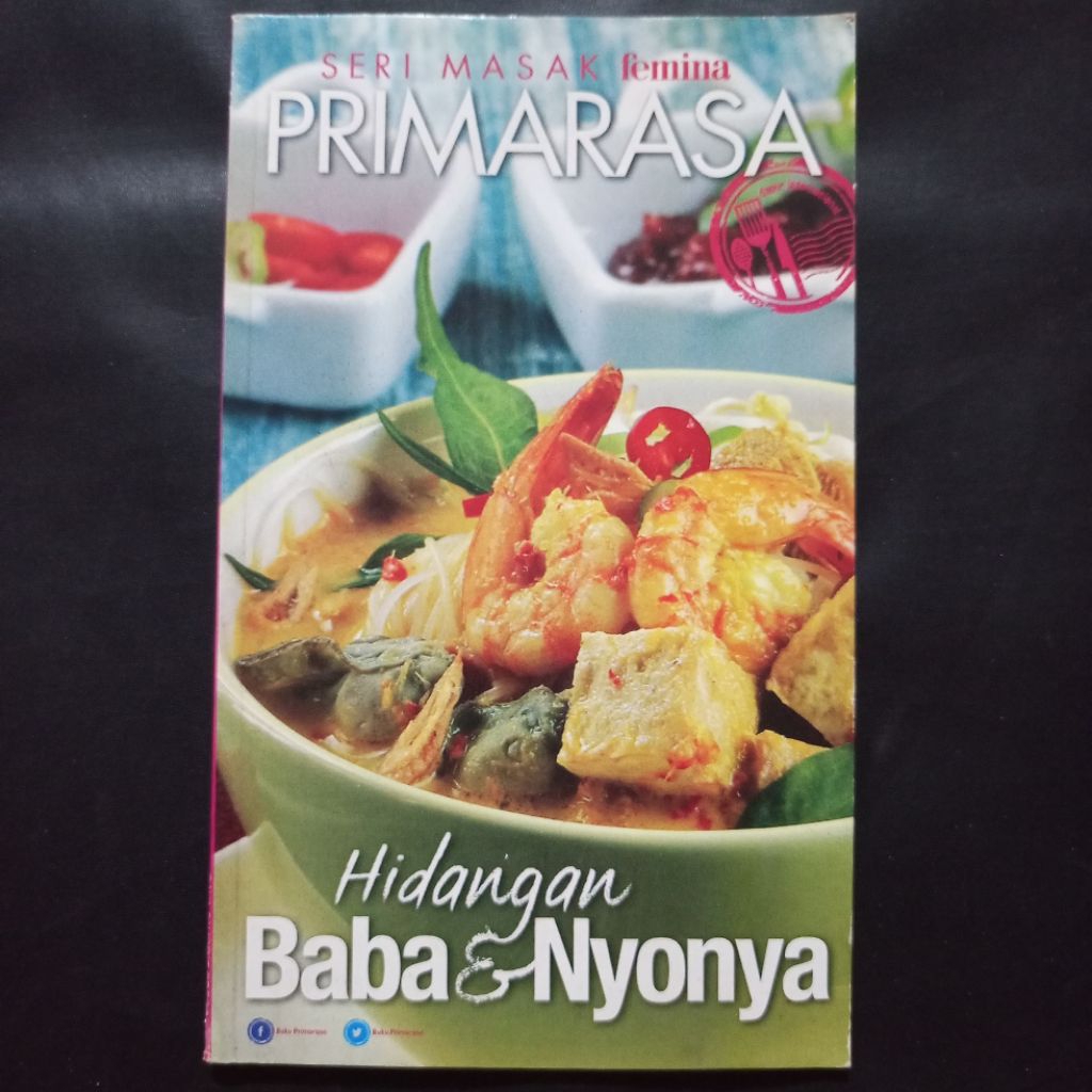 Buku Resep Seri Masak Femina Primarasa Hidangan Baba & Nyonya / Masakan Peranakan Cina Melayu Tradis