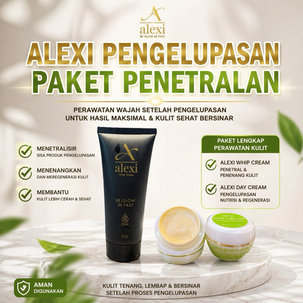 ALEXI Paket Penetralan Wajah Skincare All Skin Type