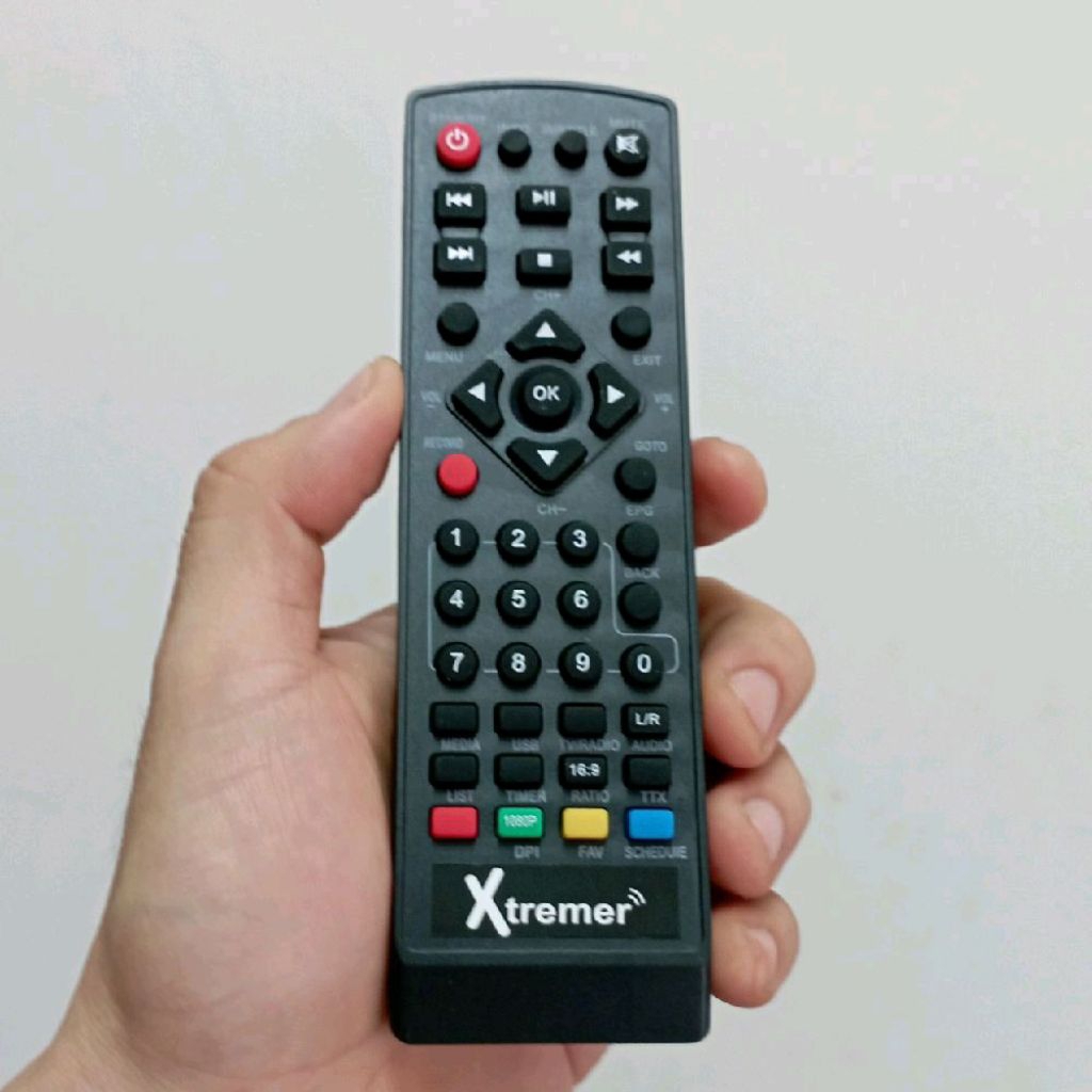 Remote Remot STB DVB-T2 Digital Set Top Box Pengganti Tanpa Setting Xtreamer Bien 2