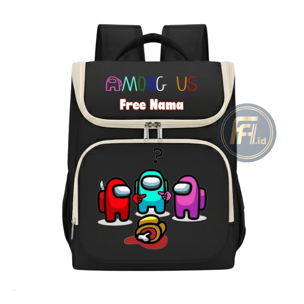 Tas Ransel Anak Among Us Ransel Anak Sekolah TK SD Free Nama