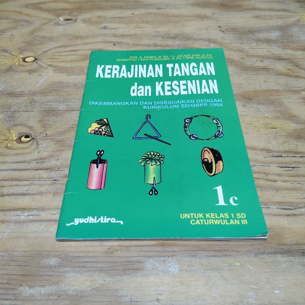 Buku Kerajinan Tangan dan Kesenian 1C GBPP 1994 Kelas 1 SD