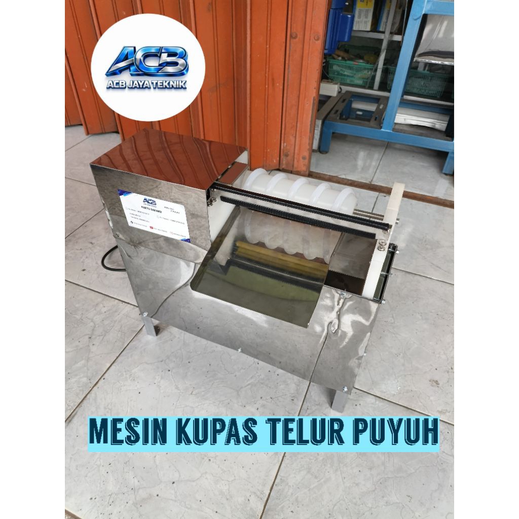Mesin Kupas Telur Puyuh