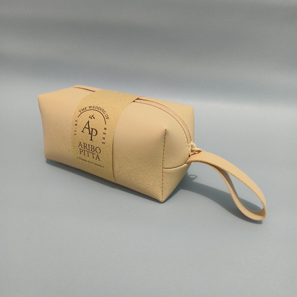 souvenir pouch make up boxy miniso tebal