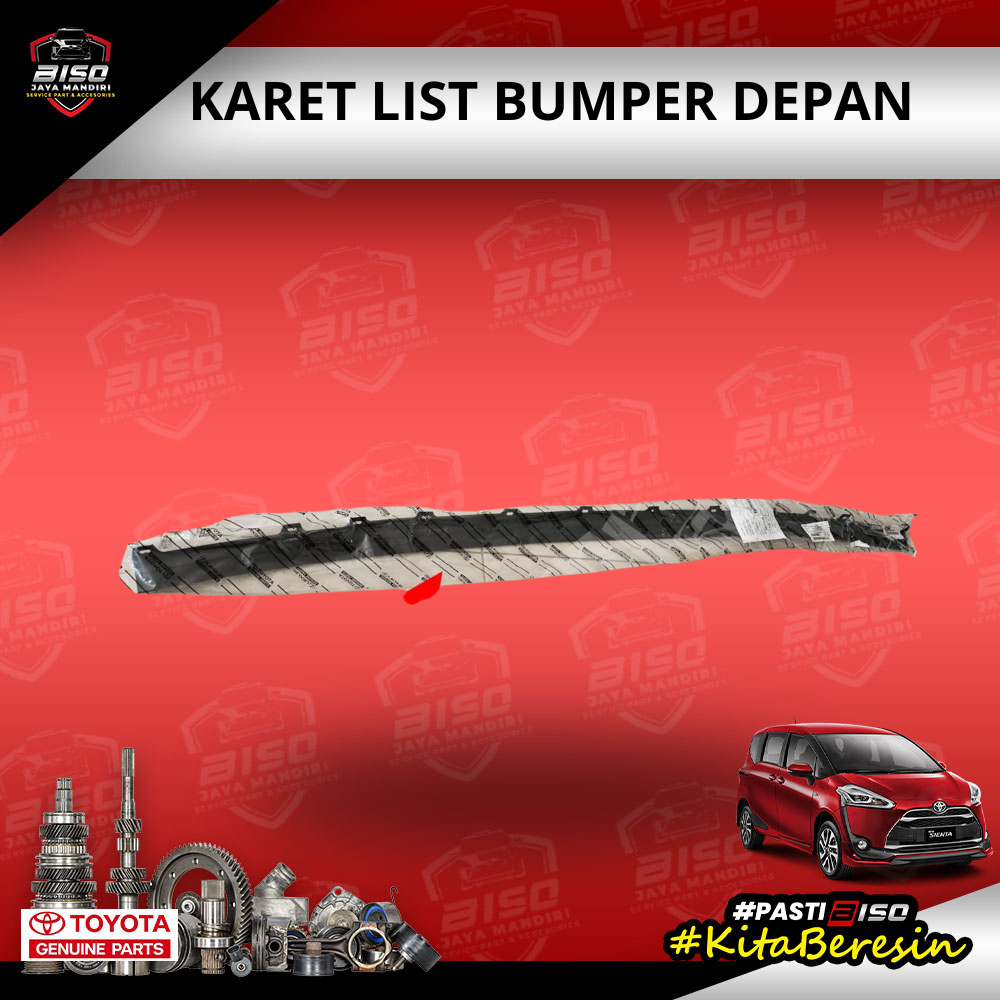 KARET LIST BUMPER DEPAN SIENTA