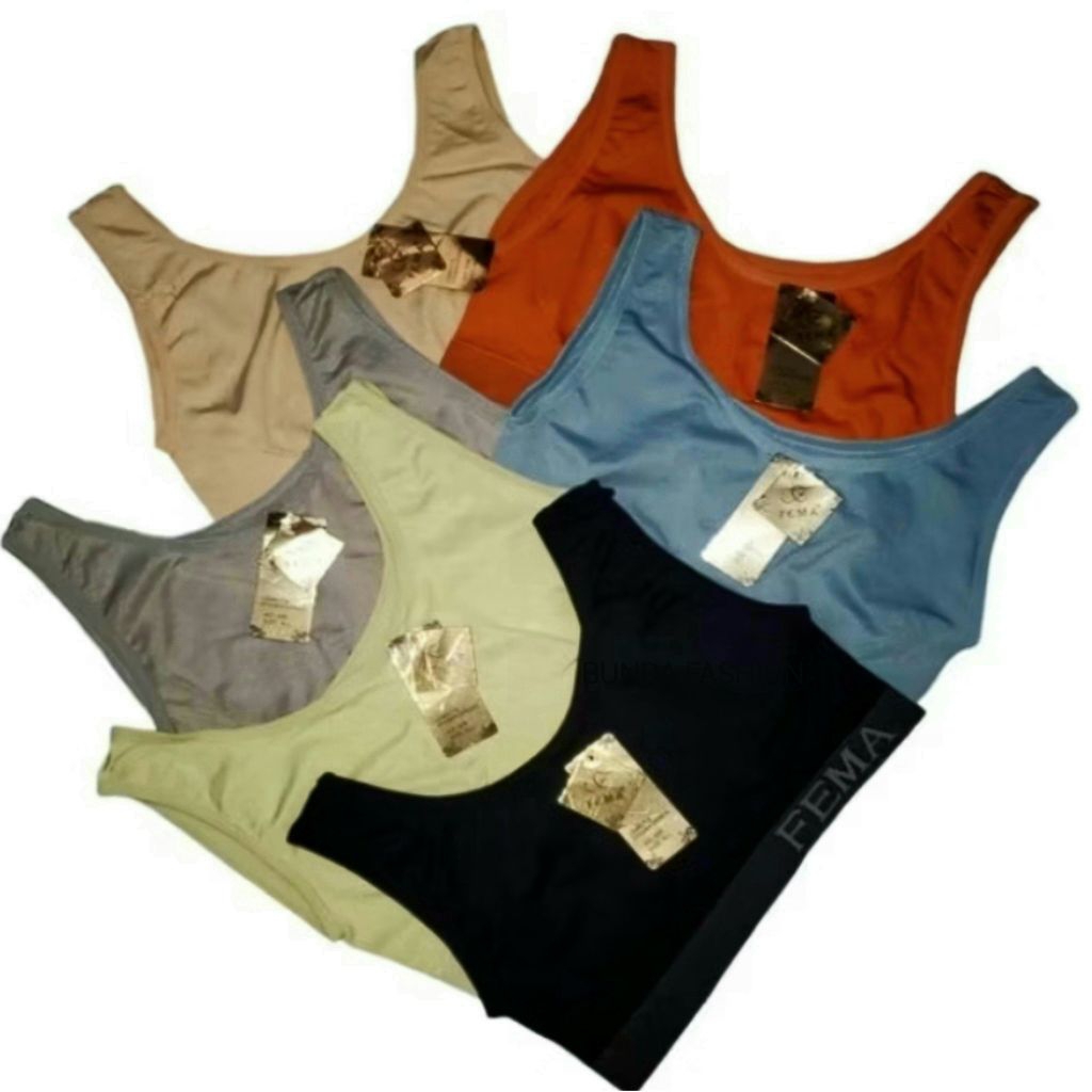 Live Miniset Wanita 3pcs Impor