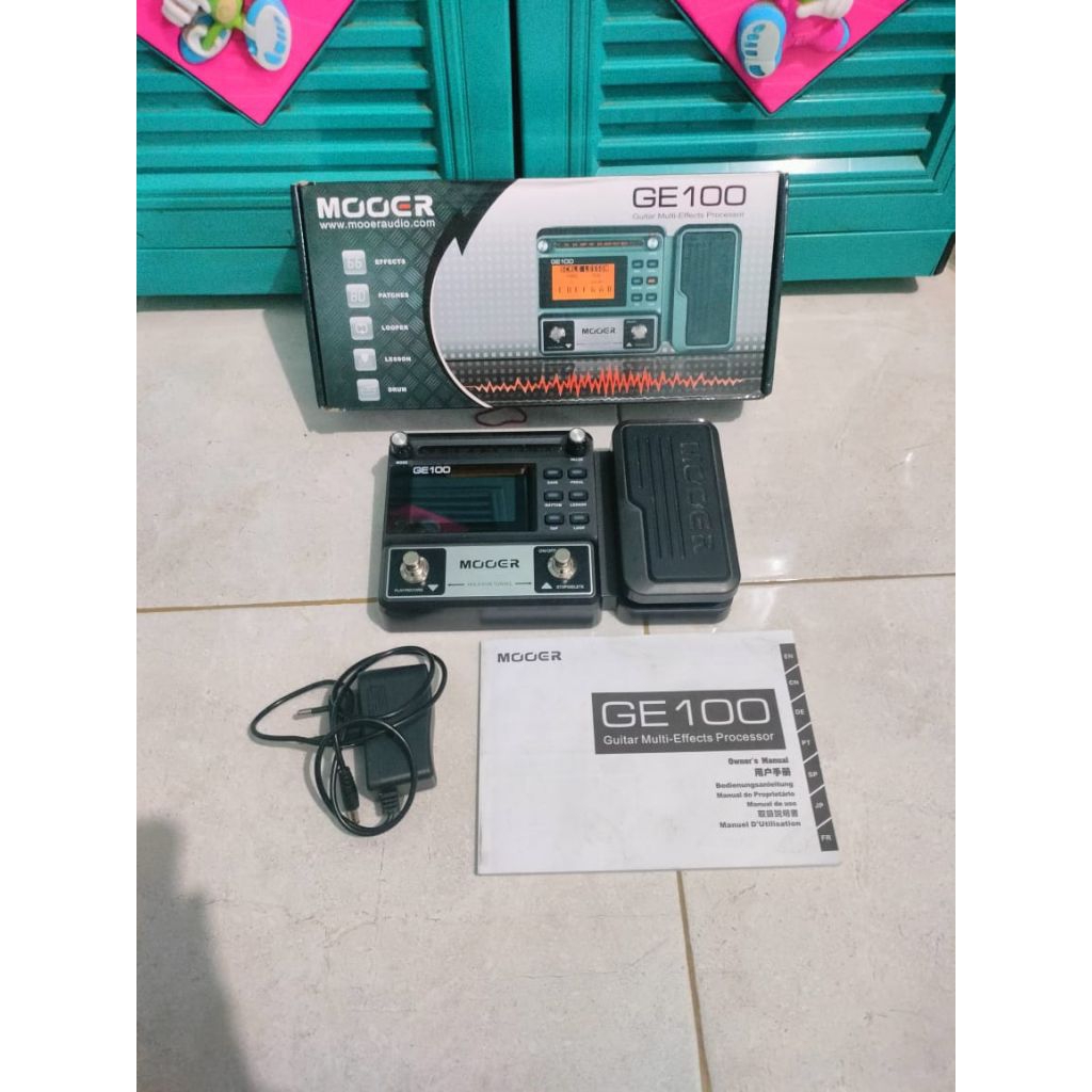 efek gitar mooer ge100 second