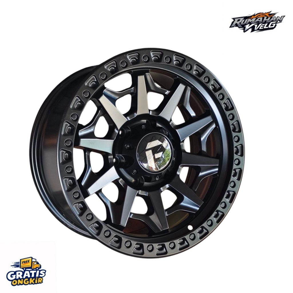 Velg Fuel Convert Ring17x8,5 Lobang.6 Pcd.139,7 Et.0