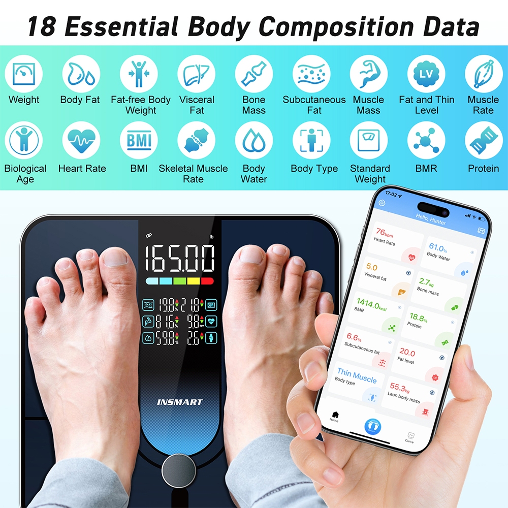 Timbangan Badan Digital Timbangan Badan Digital Body Fat Pengukur Tinggi Badan Timbangan Badan