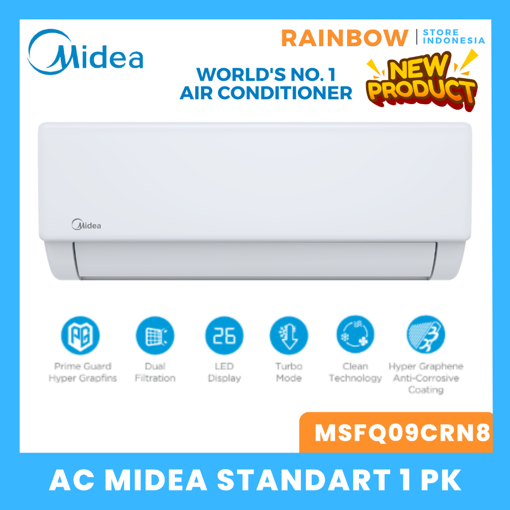 AC MIDEA 1 PK LOW WATT - MSFQ09CRN8