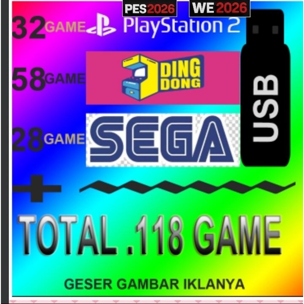 Game Ps2 Game Dingdong Game Sega 118 Total Nya