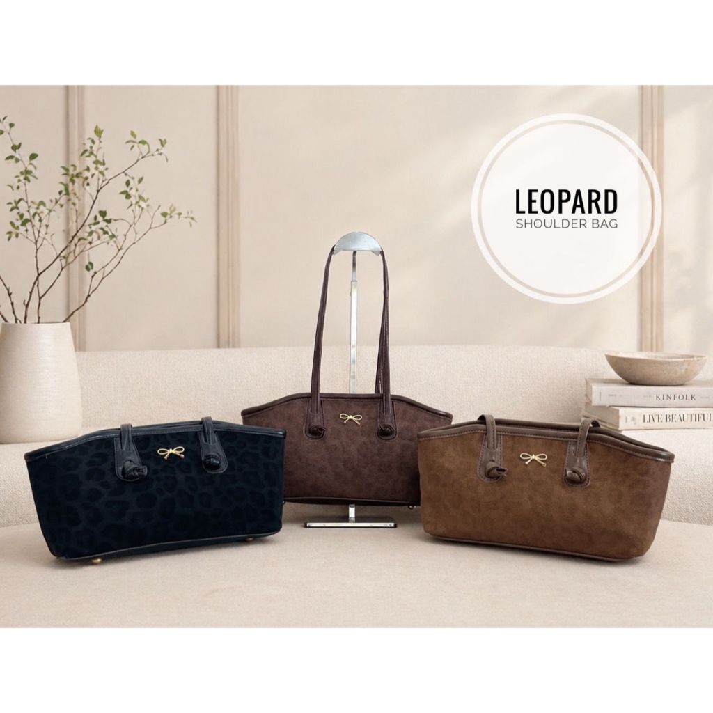 DearoFashion Sholderbag Leopard Bag Tas Wanita Selempang Tas Tenteng Cewek