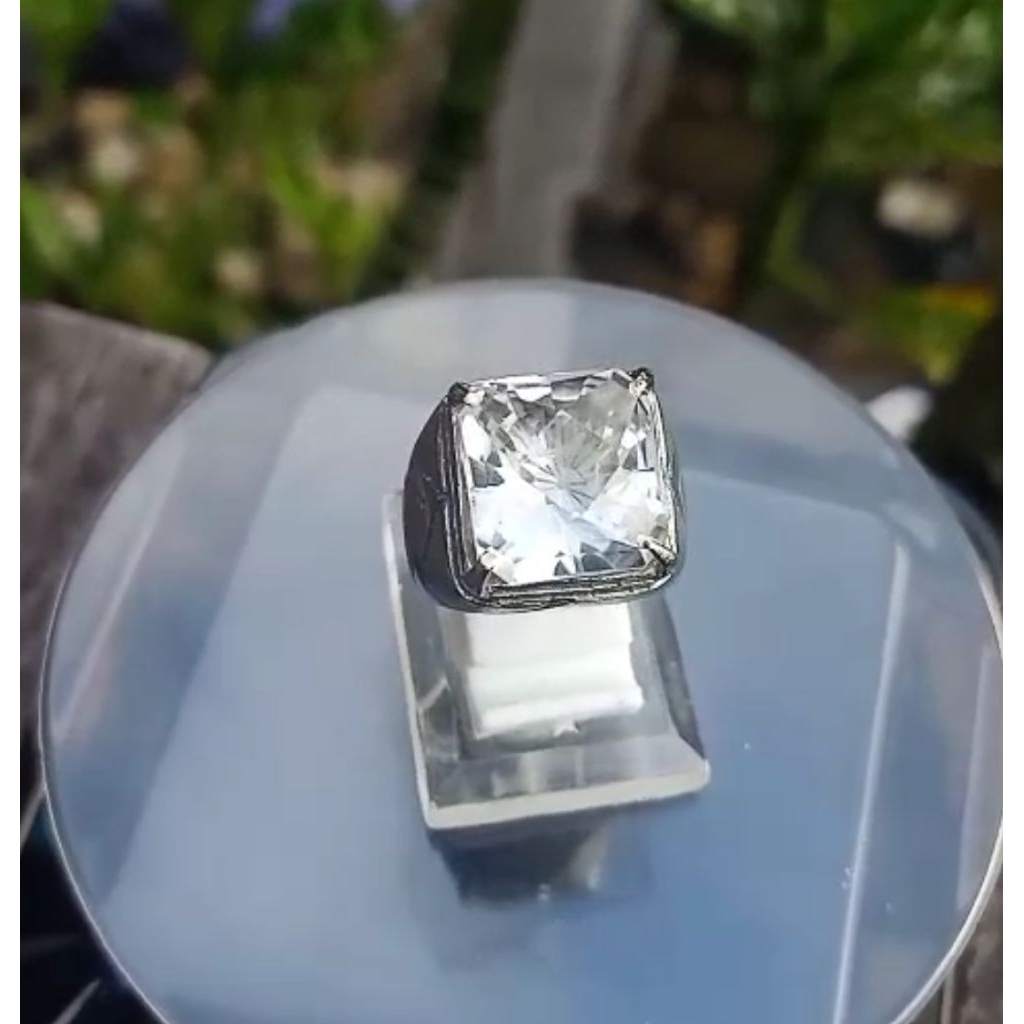 cincin batu kecubung air Kalimantan