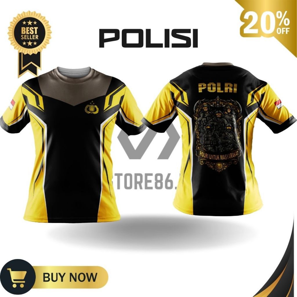 JERSEY POLISI FULLPRINT SUBLIME / KAOS POLISI DRIFIT / JERSEY POLISI  / FULL PRINTING